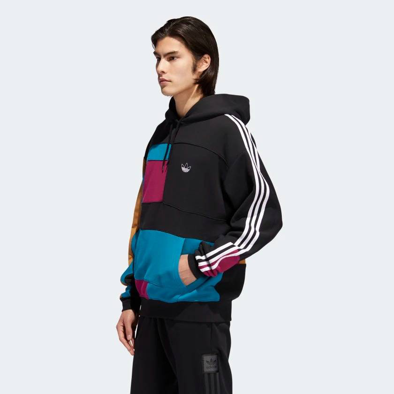 Asymm block hoodie mens-null