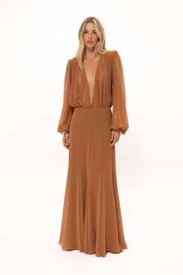 Caramel skirt, , medium