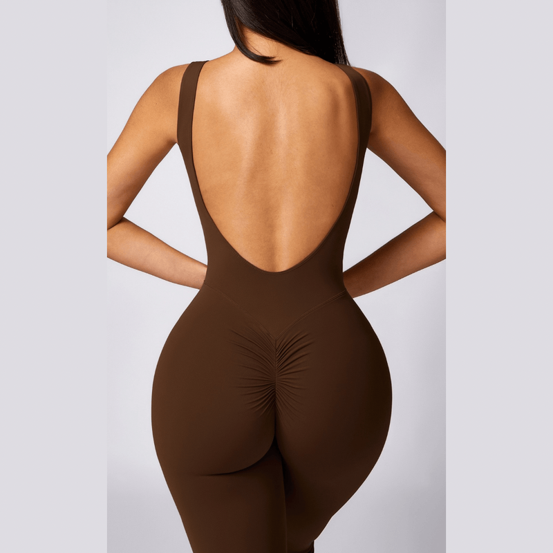 Amor backless jumpsuit-null