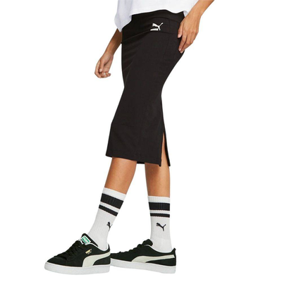 Puma t7 long skirt, Black, medium