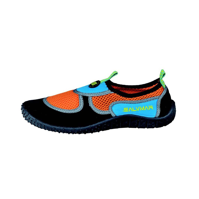 Riva beach shoes orange - light blue-null