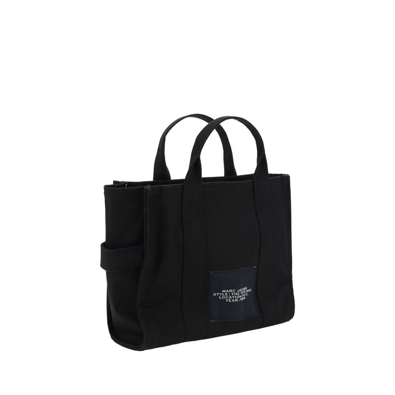 Black cotton handbag-null