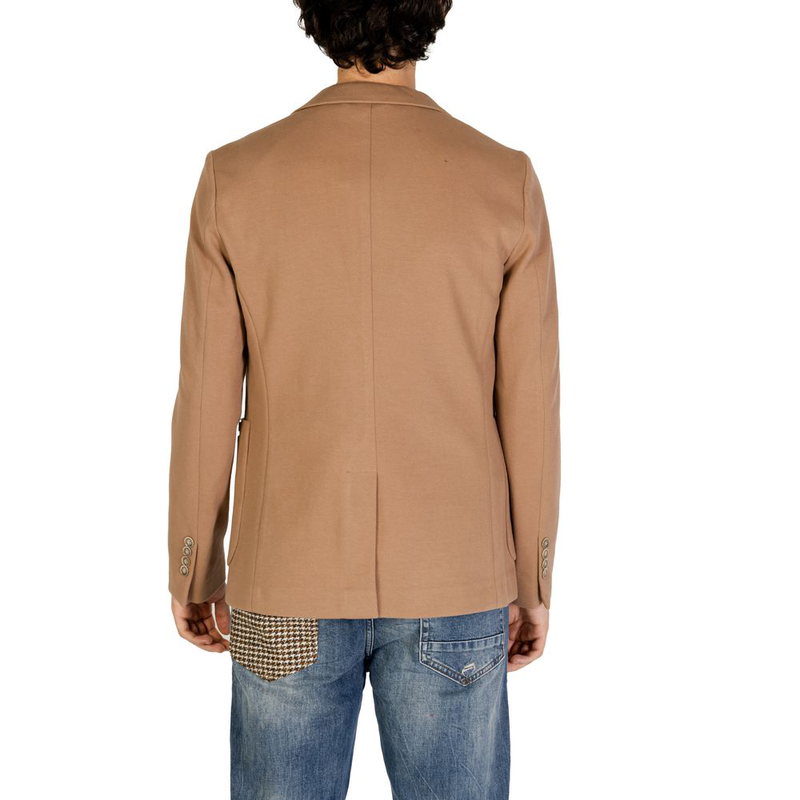 Beige cotton blazer-null