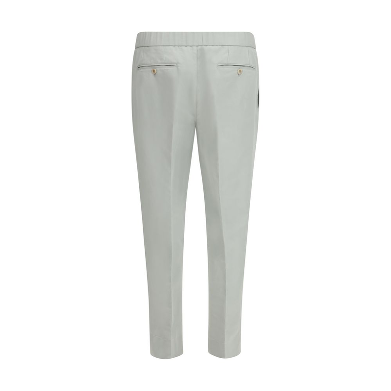 White linen casual pants-null