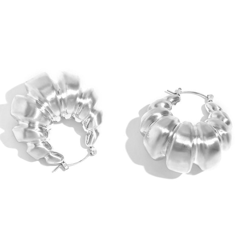 Product image: Hollow bold hoops-null