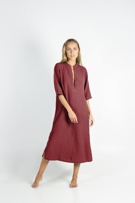 Jasmine linen dress, , medium