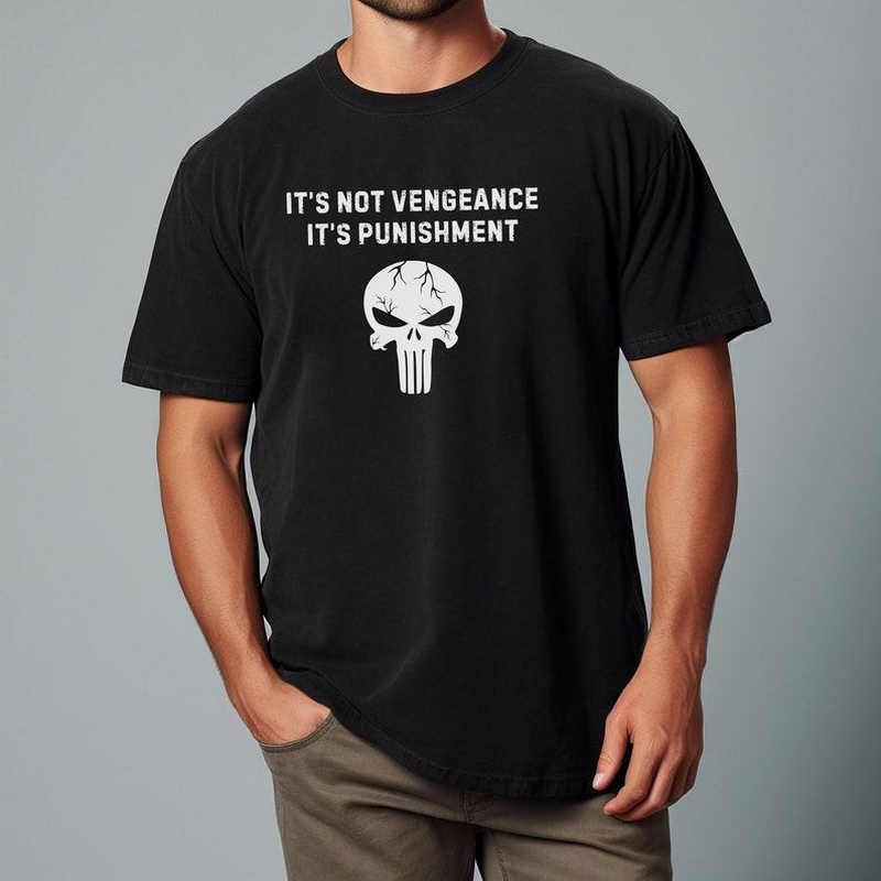 Tshirt 100% cotton relaxed fit punishment-null