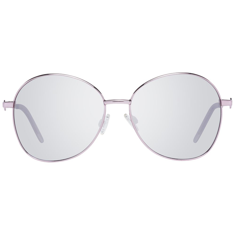 Rose gold metal & plastic sunglasses-null