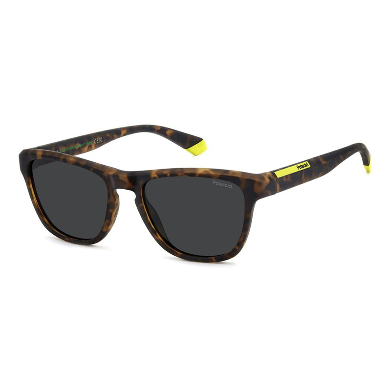 Brown polycarbonate sunglasses-null