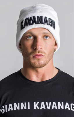 Gianni kavanagh beanie, White, medium