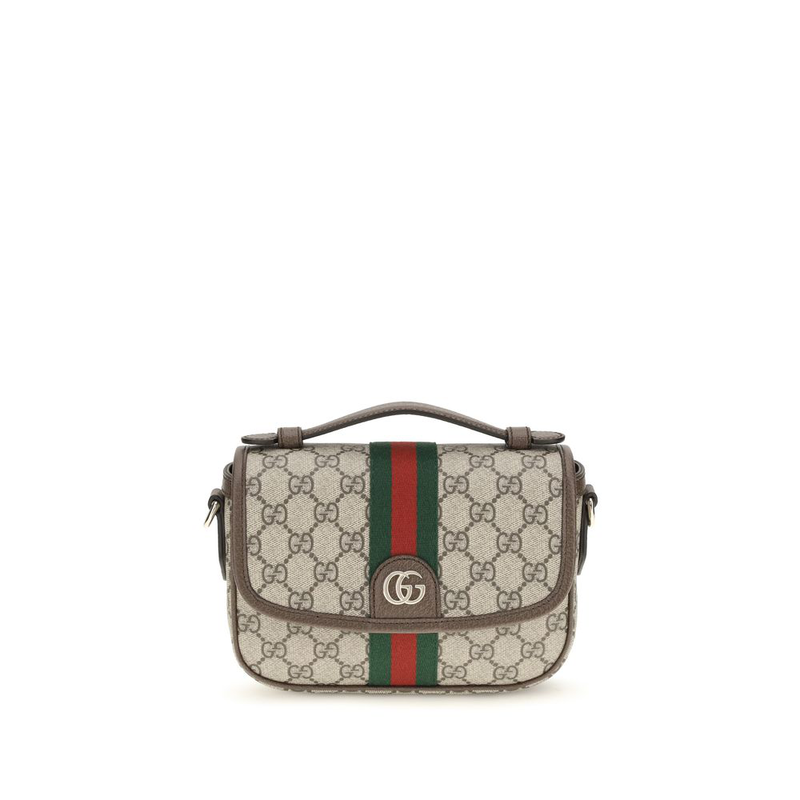 Beige fabric handbag-null
