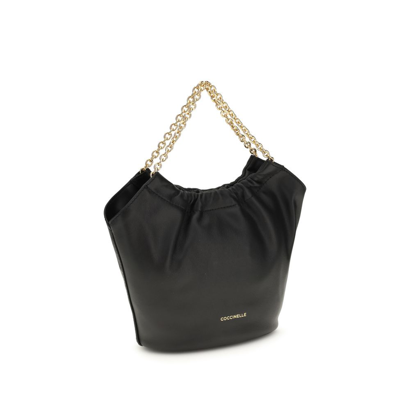 Black calf leather bos taurus shoulder bag-null