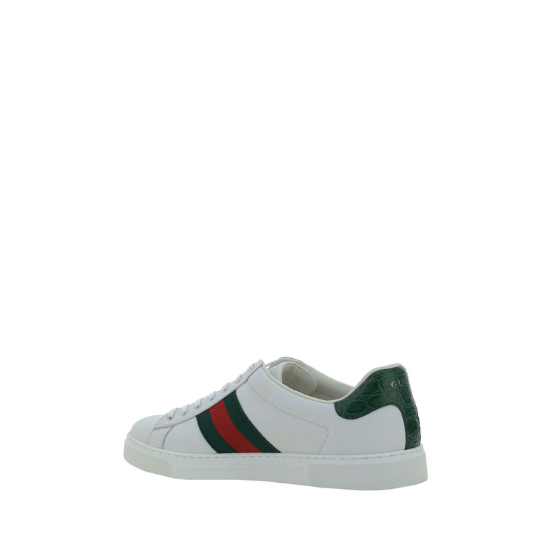 White calf leather bos taurus low top sneakers-null