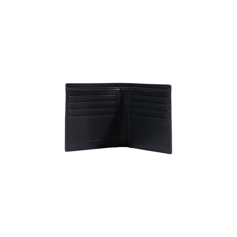 Black polyester wallet-null