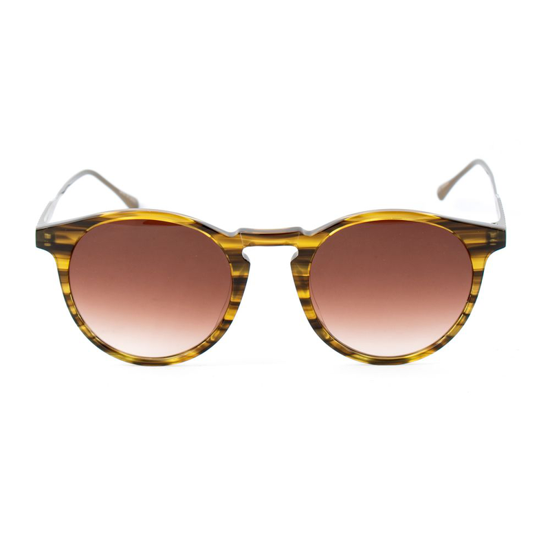 Brown titanium sunglasses-null