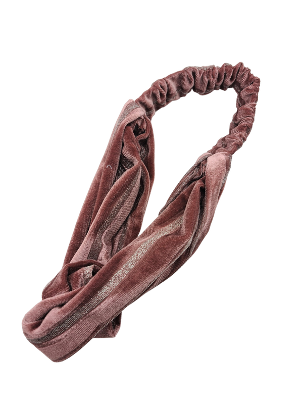 Velvet twisted headband &ndash; 5 luxe colors-null