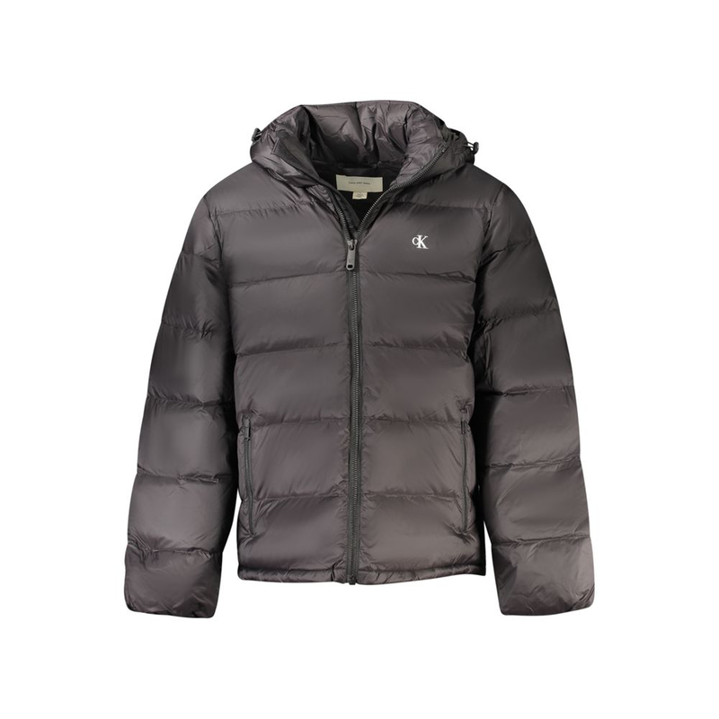 Nero poliammide men jacket-null