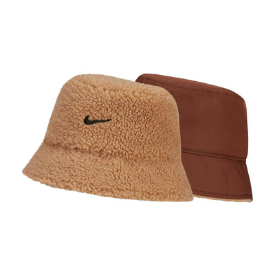 Nike nsw reversible sherpa bucket, Beige / Brown, medium