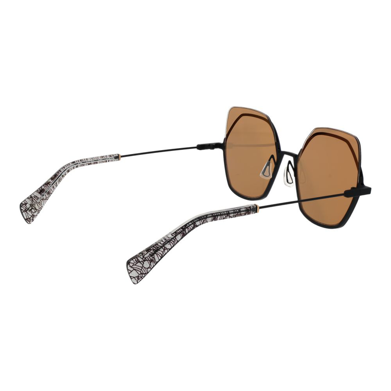 Gold stainless steel sunglasses-null
