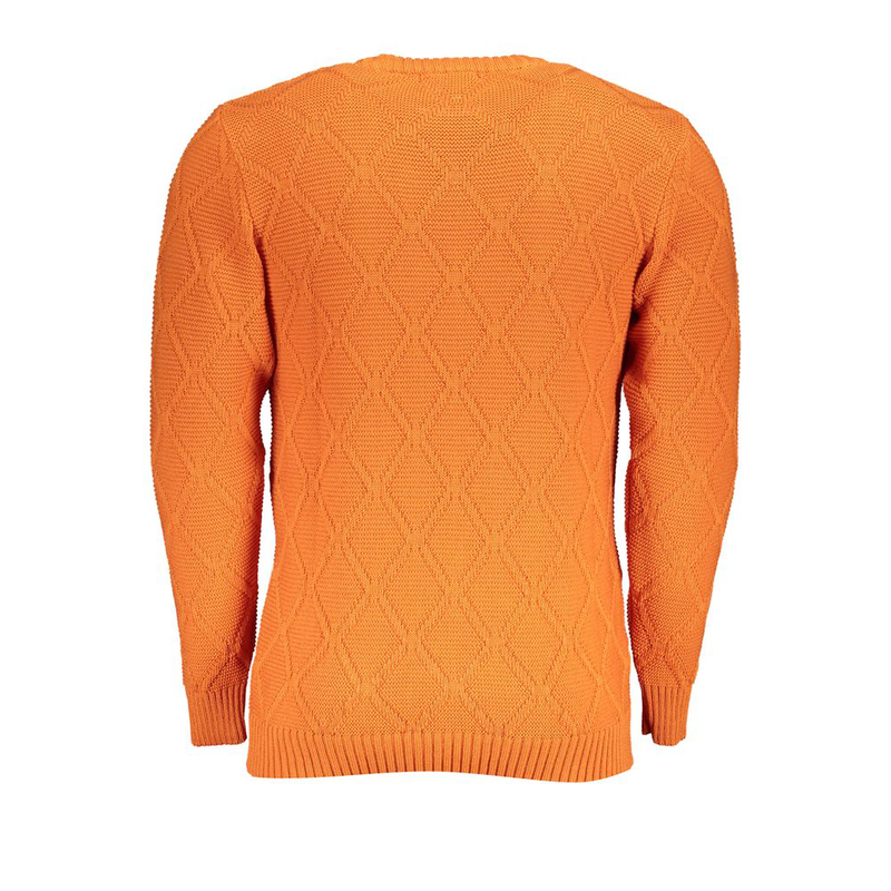 Orange fabric sweatshirt-null