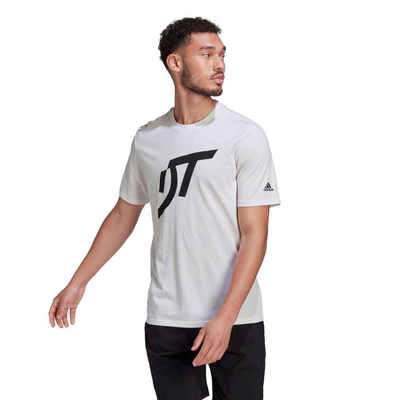 Men dt logo g top, White, medium