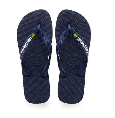 Havaianas kids brasil logo, Navy Blue, medium