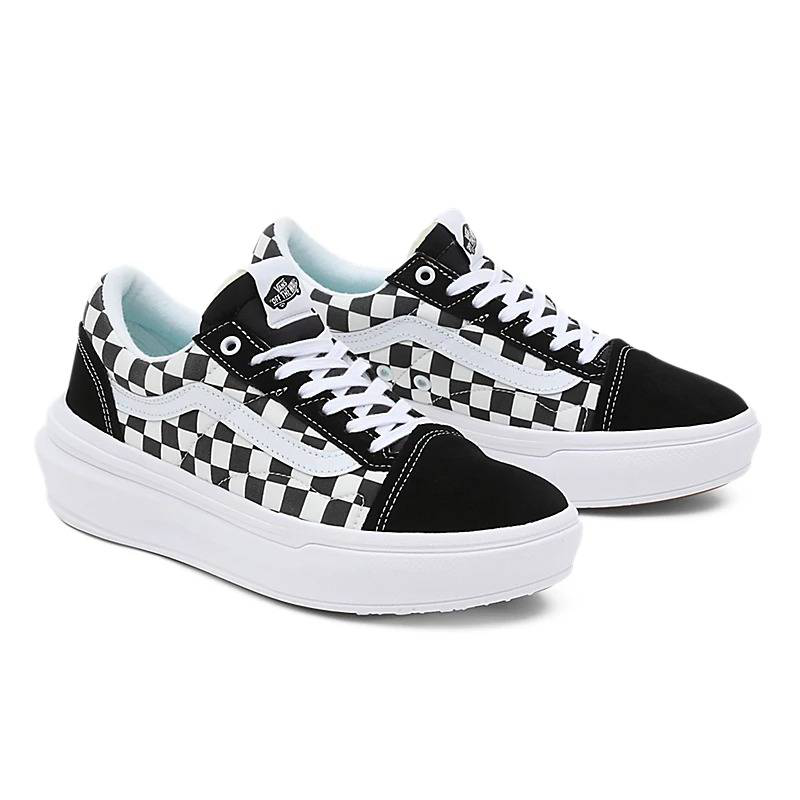 Vans checkerboard old skool overt cc shoes image number null