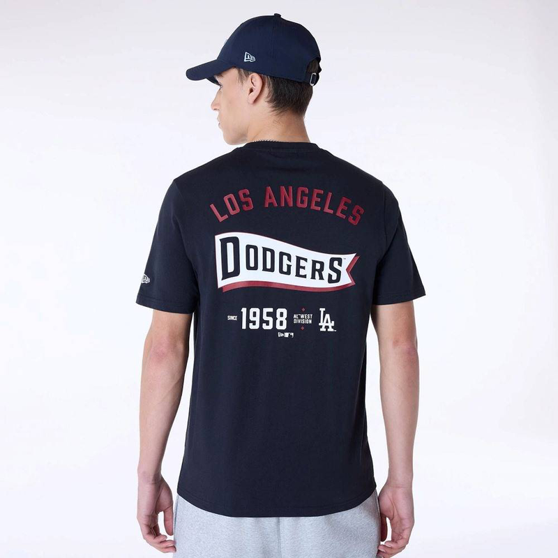 Product image: New era mlb pennant graphic tee los angeles dodgers-null