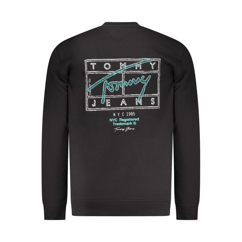 Black cotton men sweatshirt-null