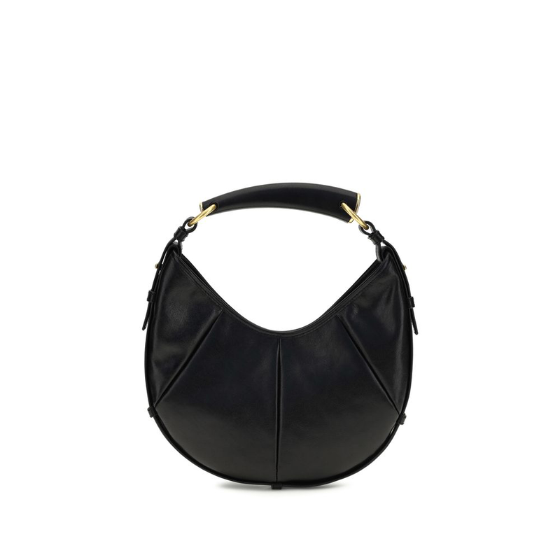 Black calf leather bos taurus shoulder bag-null