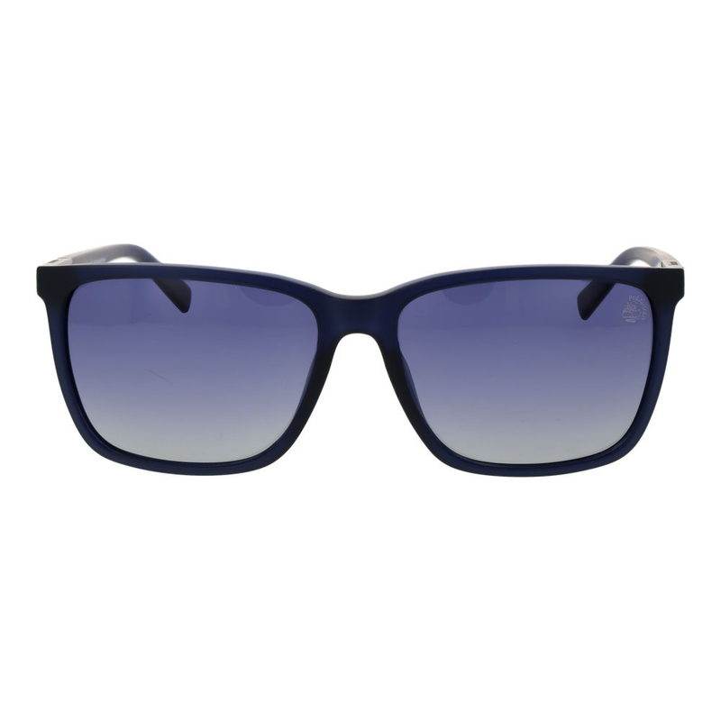 Blue plastic sunglasses-null