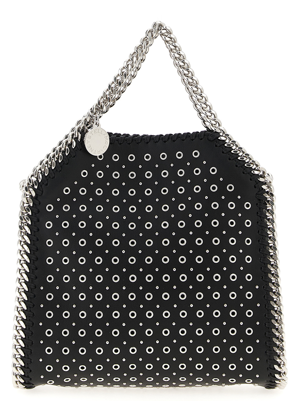 Black polyester handbag-null