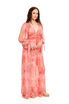 Dress long print, Type, medium