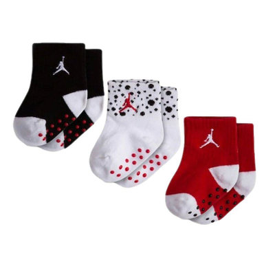 Nike jordan jhn cement grip quarter grippy, White / Black / Red, medium