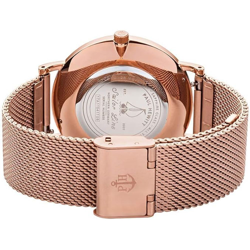 Multicolor stainless steel dress watch-null