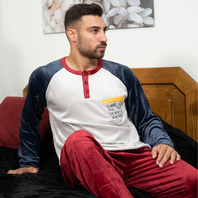 Mens velvet pajamas #m3296