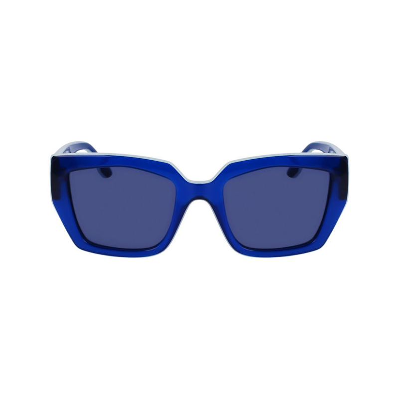 Blue injected sunglasses-null