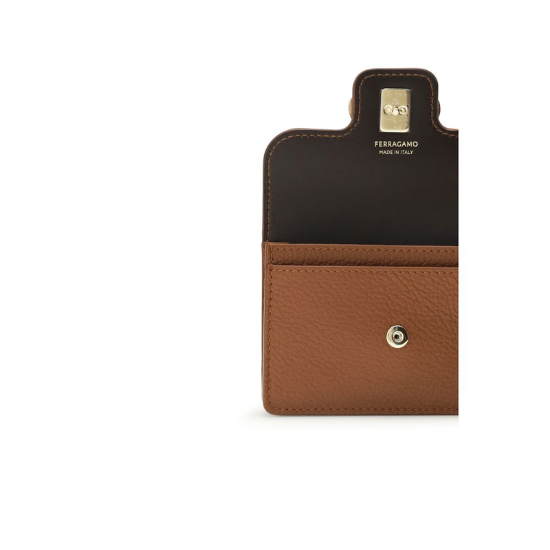 Brown calf leather bos taurus wallet-null