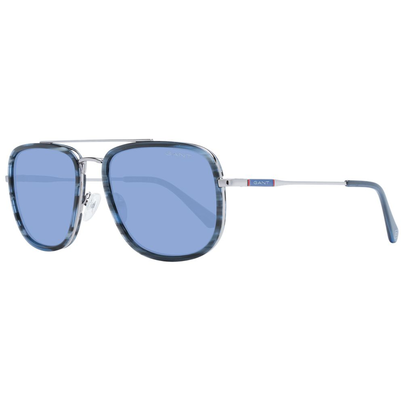Blue metal sunglasses-null