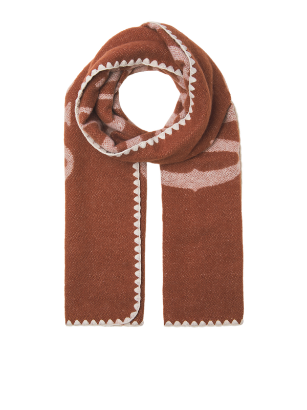 Jacpicane scarf - brandy brown-null