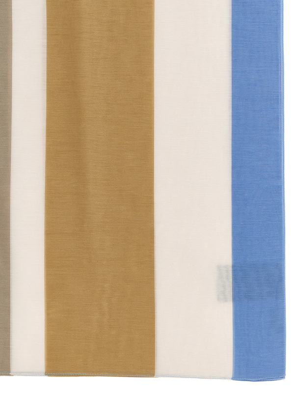 Multicolor cotton foulard-null