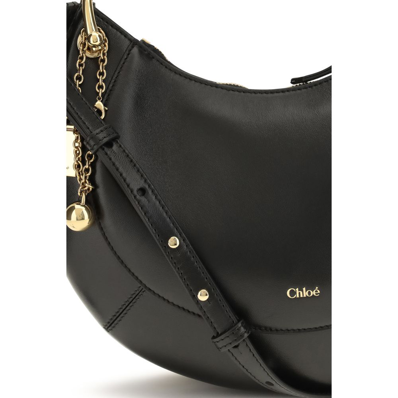 Black calf leather bos taurus shoulder bag-null