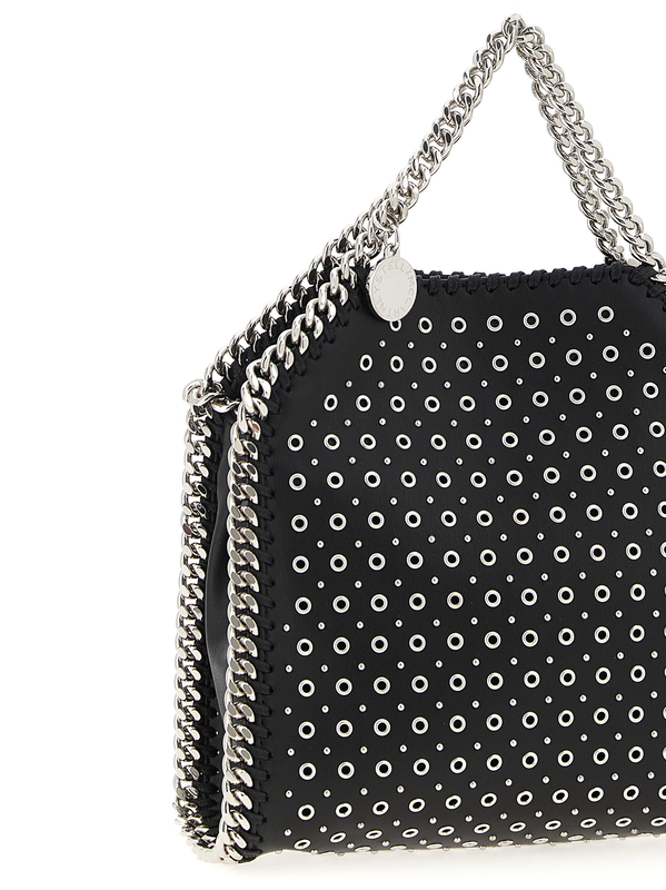 Black polyester handbag-null