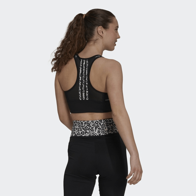 Product image: Adidas farm rio aeroready 3-stripes print sports crop top gs6339-null