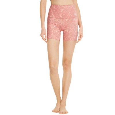 Studio printed womens 13cm short, Rosette, medium