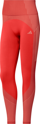 Adidas women seamless branded 7/8 leggings (ia1942), Red, medium