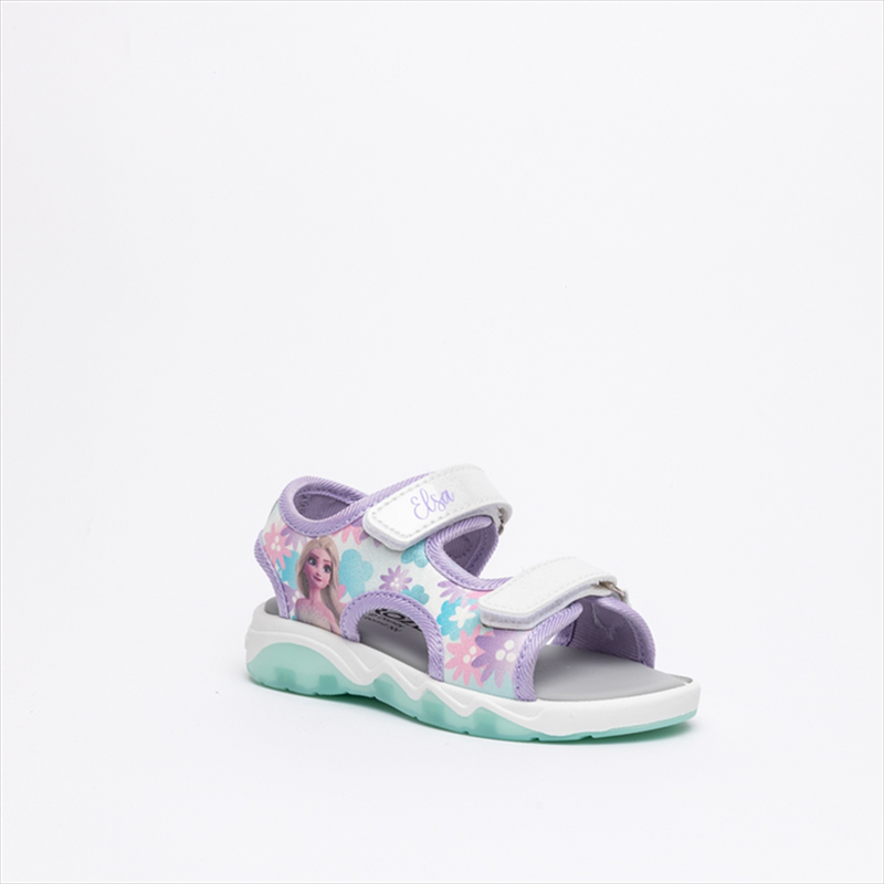 Frozen double velcro strap girls sandals-null