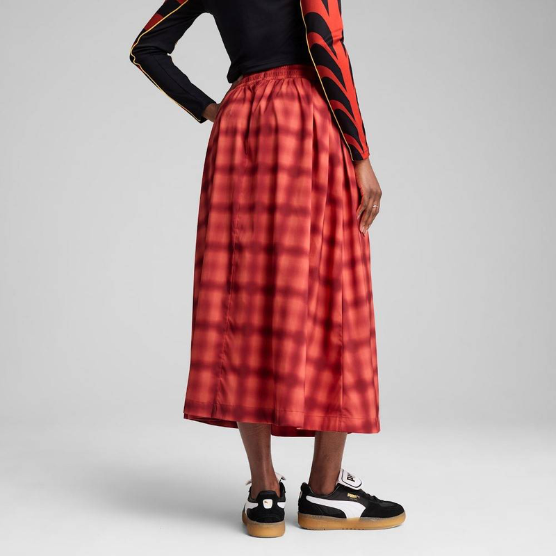 Product image: Wardrobe essentials road to unity woven midi aop pleated skirt-null