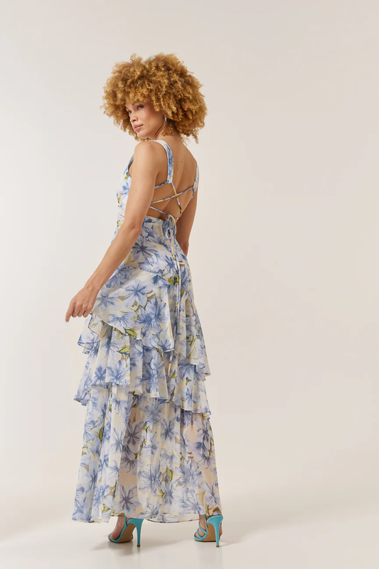 Dress marilyn by enzzo - light blue , l-null