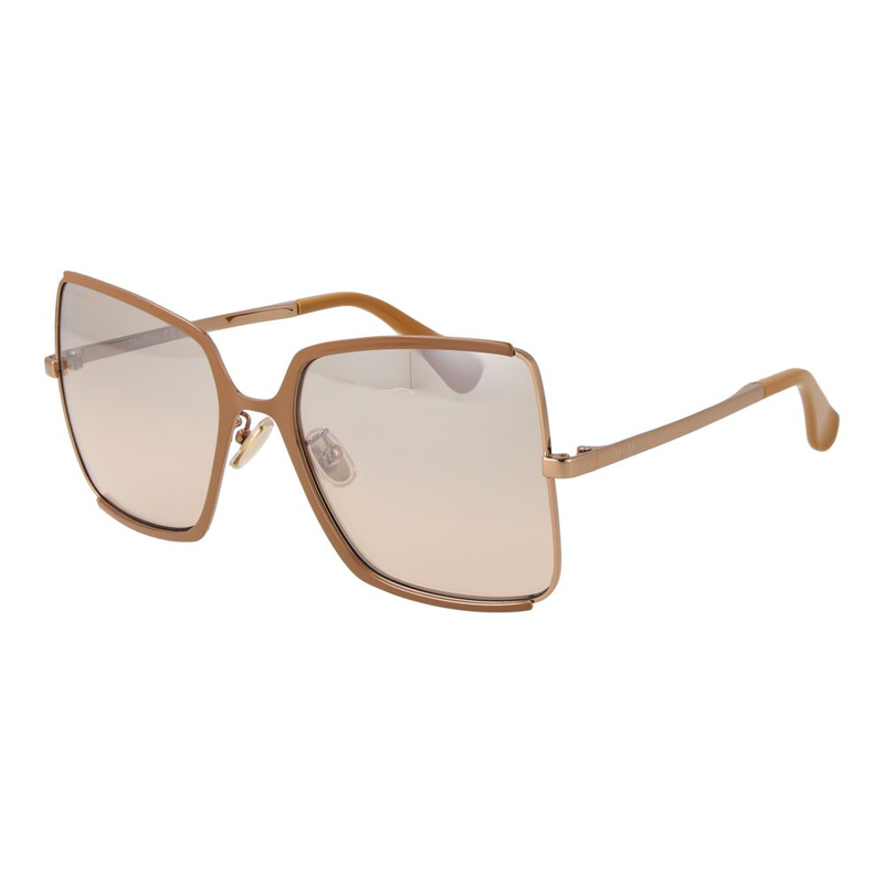 Brown metal sunglasses-null